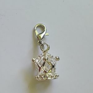 CROWN charm 3D planner zipper charm pull